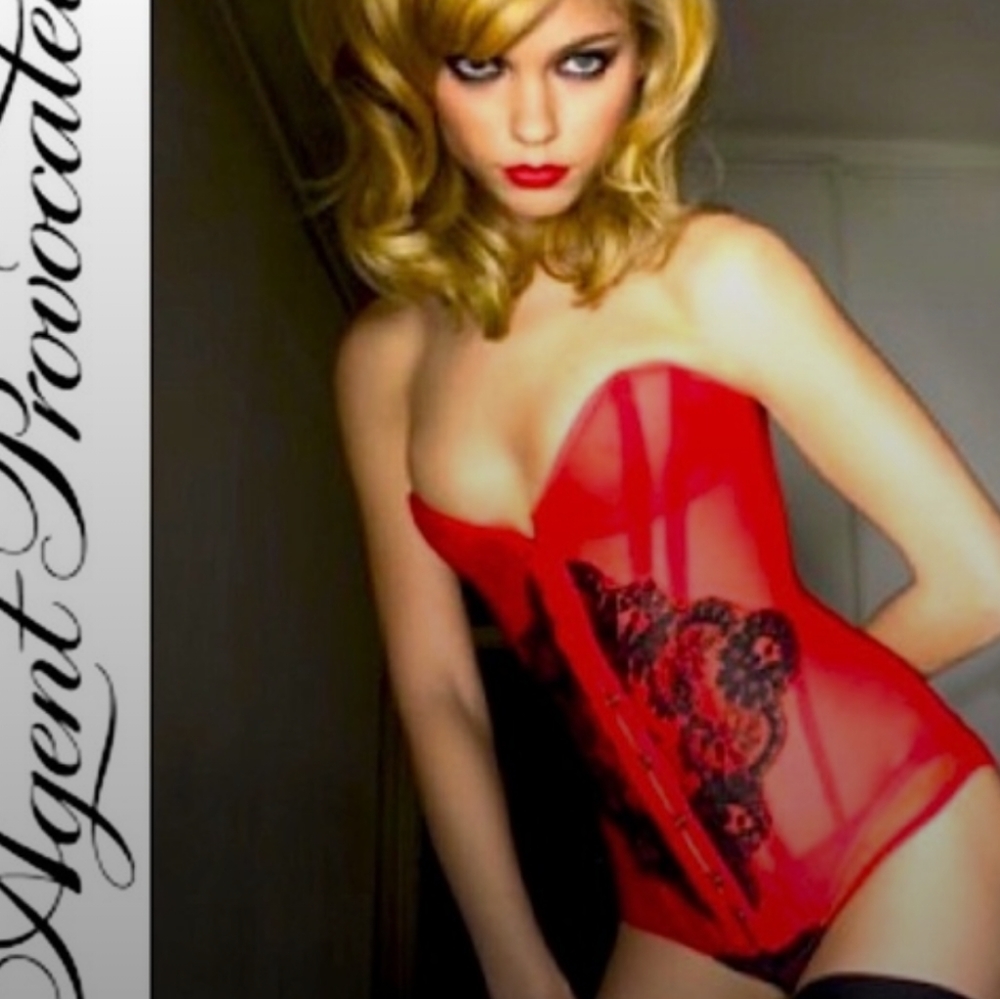 Agent Provacateur KATE corset/panties set size S